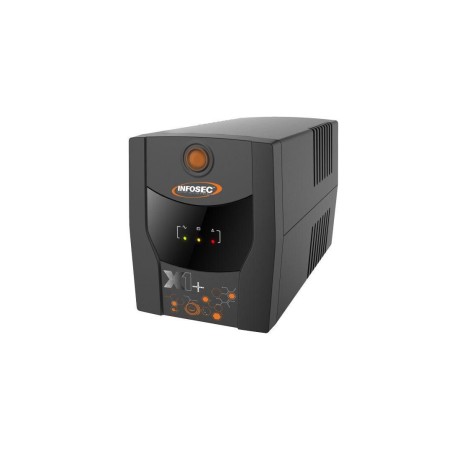 "Infosec X1+ 500 FR/SCHUKO - Reliable Power Protection & Surge Safety - Model 66105"